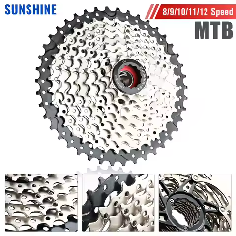 MTB Bike Cassette Freewheel 8 9 10 11 12 Speed 11-32T/36T/40T/42T/50T Bicycle Cassette Flywheel K7 S