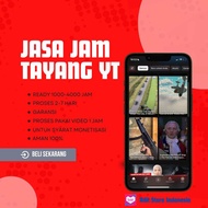 Jasa Tambah Jam Tayang Youtube / View Youtube Untuk Monetisasi