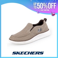 Skechers รองเท้าผ้าใบ Relaxed Fit-Creston-Moseco รองเท้าผ้าใบ Air Cooled Memory Foam ระบายอากาศได้ SK100602