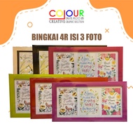 FRAME 4R FRAME/ CONTAINS 3 PHOTOS