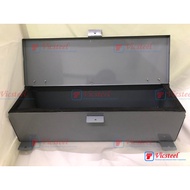 Wire Gutter 18 gauge 6x8x24 inches Nema 3R Gauge 16 electrical box metal with hinges and padlock