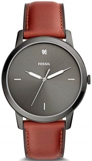 Fossil Mens Analogue Quartz Watch with Leather Strap FS5479