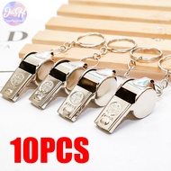 J-H Whistle 10PCS Metal Sports Police Whistle Lifesaving Whistle Coach Referee Specific Pet Training
