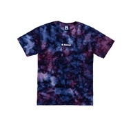 Walkin Tie Dye T-Shirt Navy Maroon WST0307