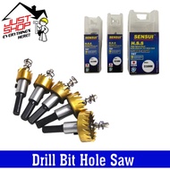 SENSUI HSS Drill Bit Hole Saw Stainless Metal Alloy