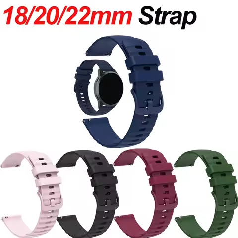 18/20/22mm Silicone Strap For Garmin Venu3 Venu2 Venu3s /Vivoactive 3 4 5 3S 4S 40 45/vivomove3 3s /