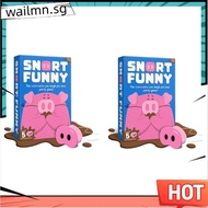 Laugh-Out-Loud Group Game, 2PCS Hilarious Family Party Game Includes 150 Challenge Cards& 5 Pig Nose