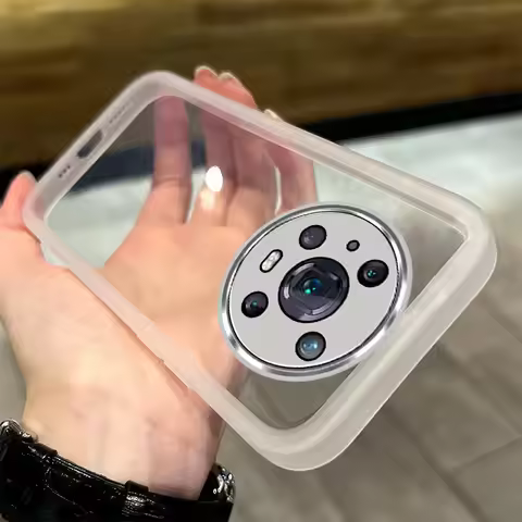 For Honor Magic4 Pro Phone Case Honor Magic 4 Pro Cover Camera Protection Transparent Back Cover