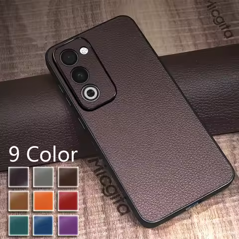Luxury Leather Case For OPPO A5m Business shockproof Durable Cover For OPPO A5m Case