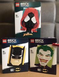 合售特價【積木2010】樂高 LEGO 40536+40386+40428 / 蜘蛛人 蝙蝠俠 小丑 / 插畫 相框