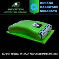 HIJAU Krypton Sander Block Green Sandpaper Pad 85X165MM