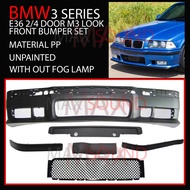 BMW E36 M3 M SPORT 3SERIES COUPE 2/4 DOOR M3 LOOK SET FRONT BUMPER SIDE SKIRT REAR BUMPER MATERIAL P