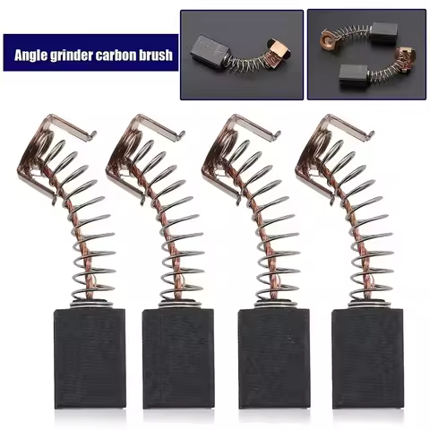4pcs Angle Grinder Carbon Brushes12X8X5mm Electric Motor Brush For WS125 Black Decker G720 Power Too