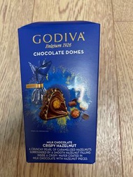 Godiva chocolate domes crispy hazelnut