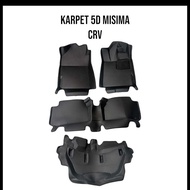 HONDA 5D 3-row Car Mat CrvHONDA Car mart 5D premium carbon Car Mat