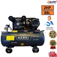 ASAKI  LC88-20SS Air Compressor /Compressor Angin /Pam Angin 2HP 88Liter 8Bar