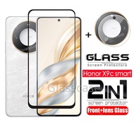 Honor X9C smart 2024 2 in 1 Screen Protector Tempered Glass Film For Honor X9C X9 C smart X9Csmart H
