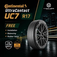 Continental UltraContact UC7 R17 225/55 215/55 225/50 215/50 205/50 225/45(with installation)