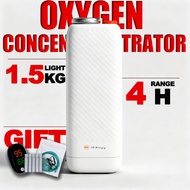 【5L】Rechargeable Portable Oxygen Concentrator 1L-5L Adjustable 90% Pure Oxygen Portable Home Oxygen 