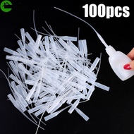 100Pcs Transparent Dropper Suitable For 401 And 502 Glue DIY Craft Dispensing Hose Precision Applica