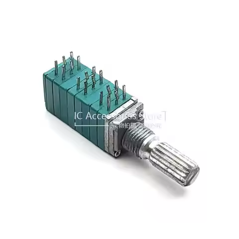 1PCS RK097 6 Link Precision Adjustable Volume Potentiometer B50K 6-channel 18Pin Six Channel Flower 