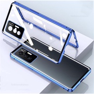 Free shipping Double sided Tempered Glass Phone case Vivo V23E V23 e V 23e S10e S10 e S 10e X50 X60