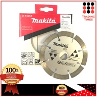 MAKITA ใบตัดเพชร 4" รุ่น D-44351 ตัดกระเบื้อง ปูน คอนกรีต หินอ่อน และแกรนิต *ของแท้