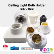 Ceiling Light Bulb Holder E27 / B22 Holder