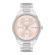 Calvin Klein CK25100007 SPARK นาฬิกาข้อมือผู้หญิง สีเงิน 38mm