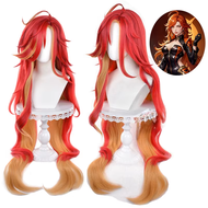 Genshin Impact Mavuika ชุดคอสเพลย์ผู้หญิง Pyro Archon สูทเกมเครื่องแบบเซ็กซี่เครื่องประดับสตรีปาร์ตี