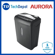 Aurora AS875C Paper Shredder Cross Cut (5x47mm) 8 SHEETS (75g/A4)