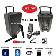 SPEAKER PORTABLE BARETONE MAX 10 HE/BLUETOOTH TWS ORIGINAL