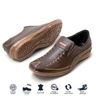 Moralist MS005 Ck Men's Casual Slip-On Shoes - Brown, 39