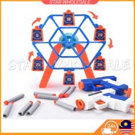 Shoot Target Score Rotating Blast Electric Shooting Target Aim Launch Family Party Games
