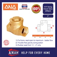 ANA Swing Check Valve Non Return Valve Flap Check Spring One Way Check Water 1 Way Swing Ram Pump St