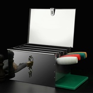 Stainless Steel Knife Holder with Lock Knife Box with Lid Knife Cabinet Commercial Knife Holder Knif
