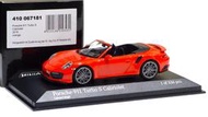 1/43 Minichamps Porsche 911 (991.2) Turbo S Cabriolet