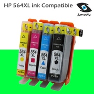 Hp 564 XL 564XL 564-XL Compatible 4 Multi Pack Ink Cartridge Printer HP-564 HP564(Black & Colour)