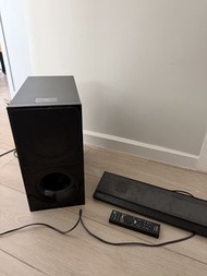 【SONY索尼】4K HDR WiFi Soundbar+無線重低音組(HT-CT800)