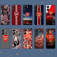 for Xiaomi Redmi Note 8T 9 Pro Max 9S 9T 10 Arsenal FC Soft black TPU phone case