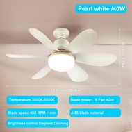 E26 E27 Base Home-use LED Ceiling Fan Light Wireless Remote Smart Fan Light 42cm 52cm Ceiling Fan fo