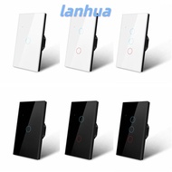 LANHUA Touch Switch US 1/2/3 Gang 1 Way Wall Lamp Light Switch