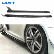 Carbon Fiber Material Car Side Skirts Bumper Guard Accessories For Audi R8 2008-2015