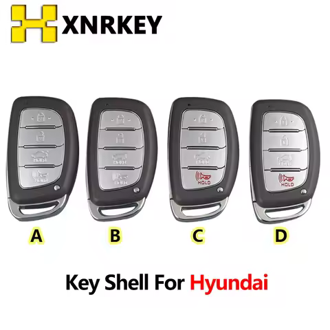 XNRKEY Remote Car Key Shell for Hyundai IX25 IX35 Sonata Tucson 2014-2017 2018 Replacement Case Cove