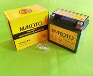 Motorcycle Battery Makoto YTX5L-BS for Raider R150 and Raider R150Fi, 12V5Ah/10HR