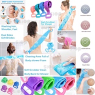 Silicone Back & Skin Scrubber Brush Tool - Shower Scrubber