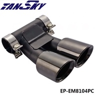 Caliber 6.2cm 304 Stainless Steel Chrome Exhaust Muffler Tip For Porsche Cayman Boxster 987 08-14 EP