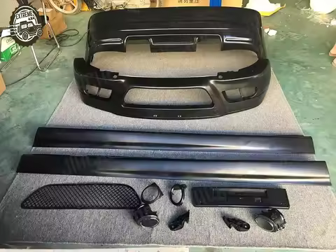 Factory Price Car E46 Body Kit E46 Upgrade M3 Style Front Rear Bumper Side Skirts Kit for BMW E46 Bo