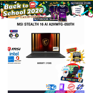 [ผ่อน 0% 10 ด.]MSI STEALTH 16 AI A2HWFG-050TH /Ultra 9 285H/ประกัน 3 Years