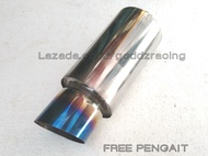KNALPOT MOBIL RACING TANABE UJUNG BIRU FULL STAINLES